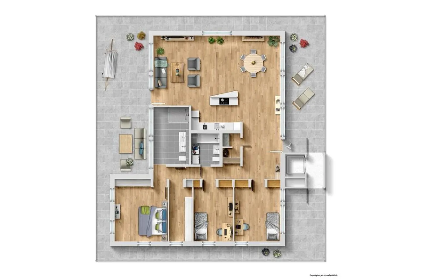 Large 4½-room attic / loft - Photo 12 of 13