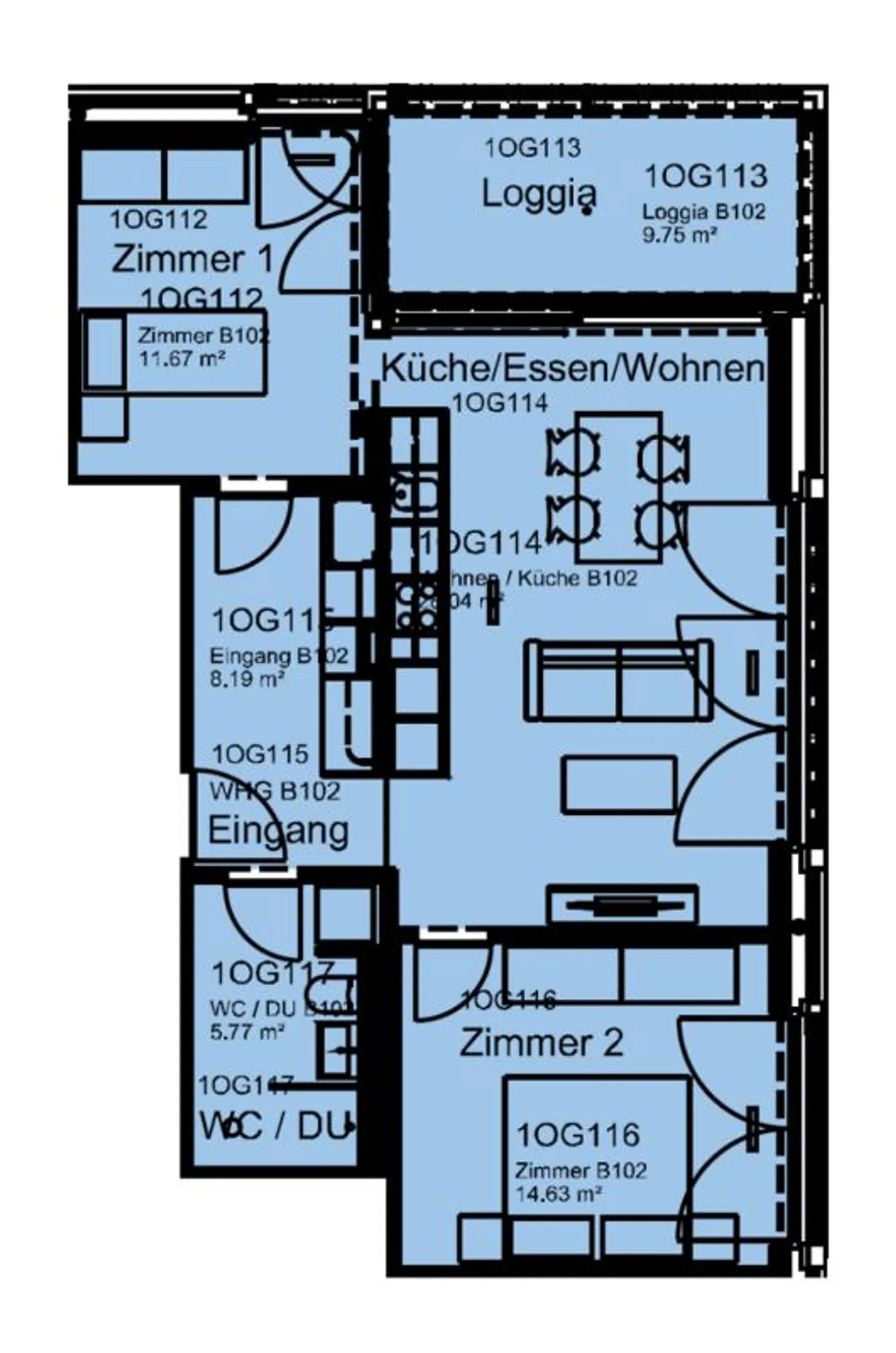 Appartamento moderno 3.5 stanze a Wittenbach - Foto 8 di 8