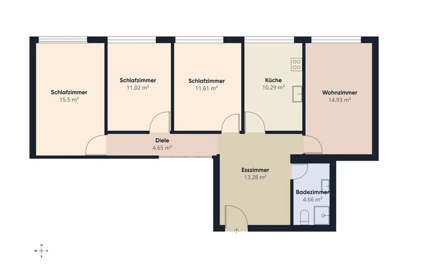 Living in the Heart of Visp: Bright 4.5-Room Apartment at Kaufhausplatz - Photo 10 of 13