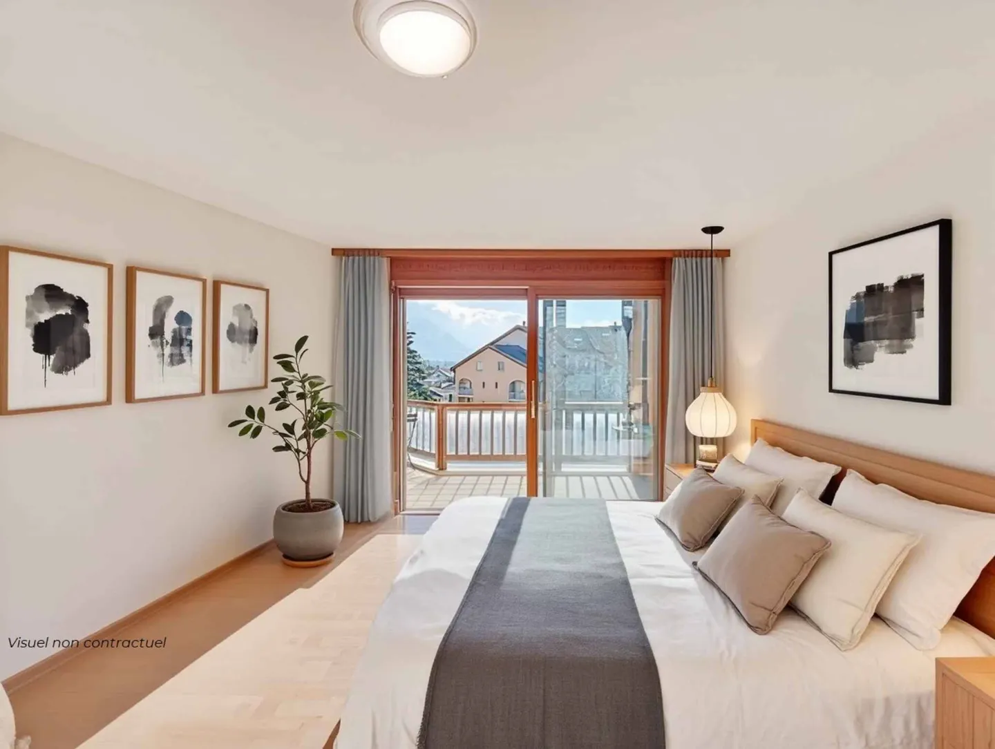 Exklusive Duplex-Wohnung im Herzen der Thermalbäder von Saillon - Foto 4 von 9