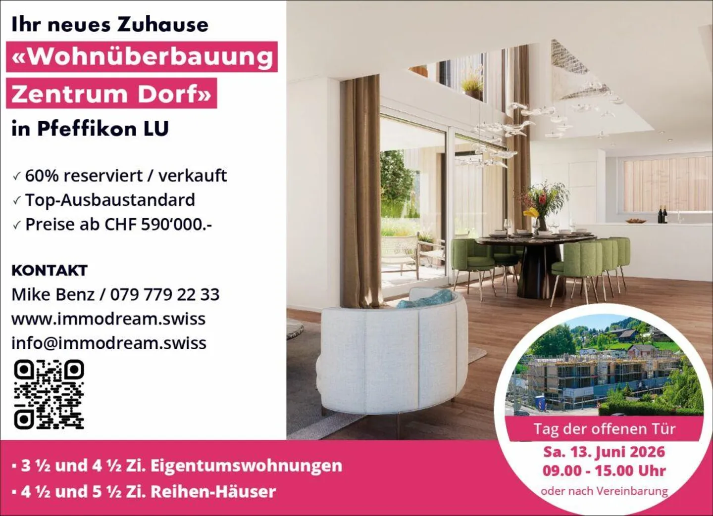 Nuova costruzione attraente e moderna casa a schiera di 4 ½ stanze - Foto 1 di 8