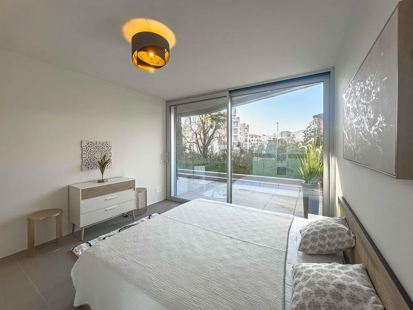Furnished 2.5 rooms with garden in Viganello - Photo 6 of 9