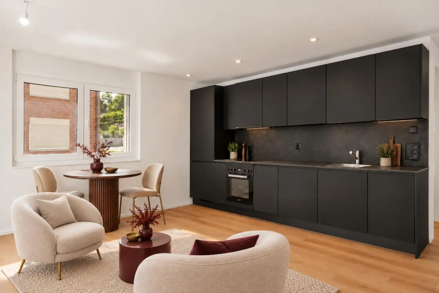New 3.5-room garden apartment with terrace and private washing tower - Photo 3 of 7