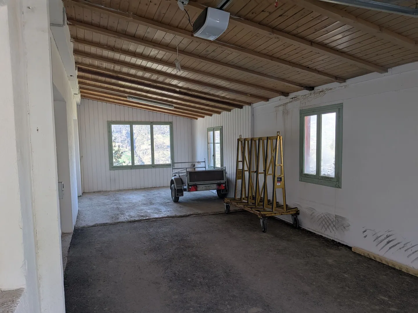 Investire, parcheggiare, immagazzinare - grande doppia garage a Grächen - Foto 3 di 4