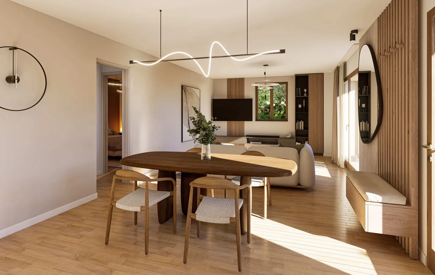 Garden-level apartment in the heart of nature - Hameau de Monniaz - Photo 5 of 15