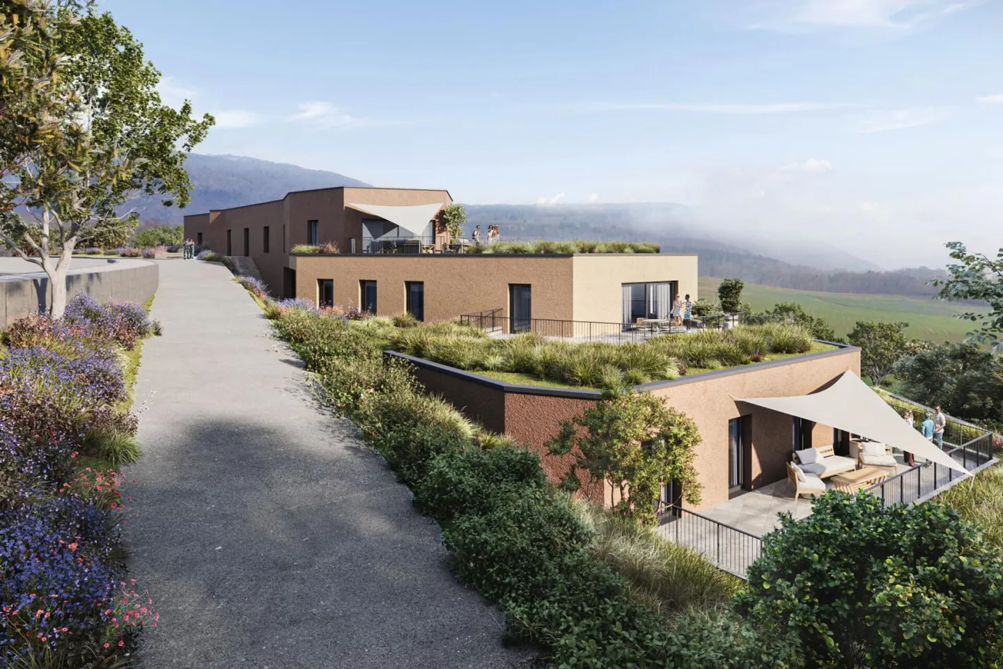 Beaux nouveaux appartements de 5,5 pièces avec grandes terrasses et vue - Photo 10 sur 15