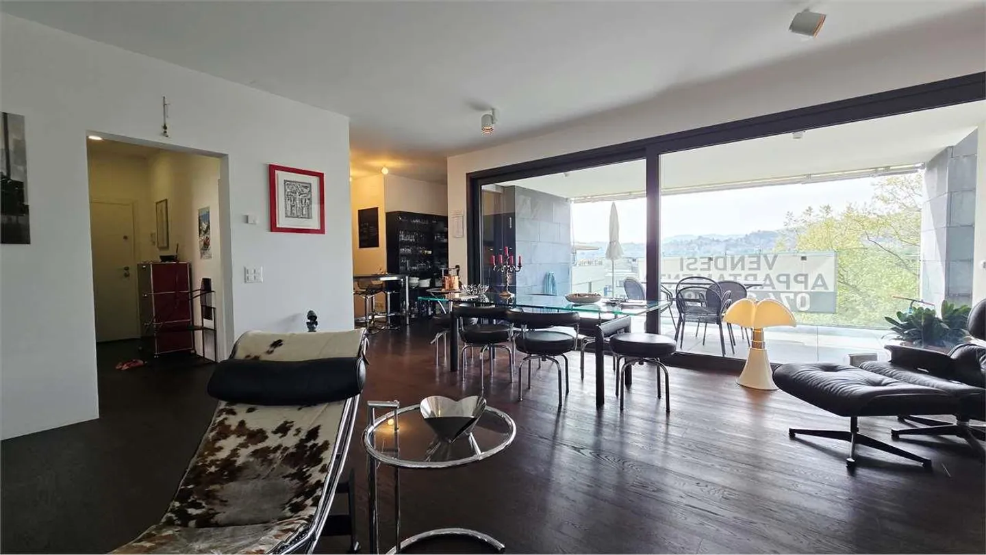 Castagnola : Appartement moderne de 4,5 pièces avec terrasse XXL - Photo 5 sur 13
