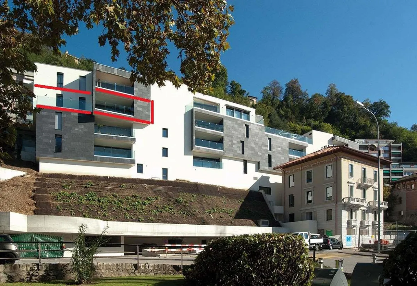 Castagnola : Appartement moderne de 4,5 pièces avec terrasse XXL - Photo 6 sur 13