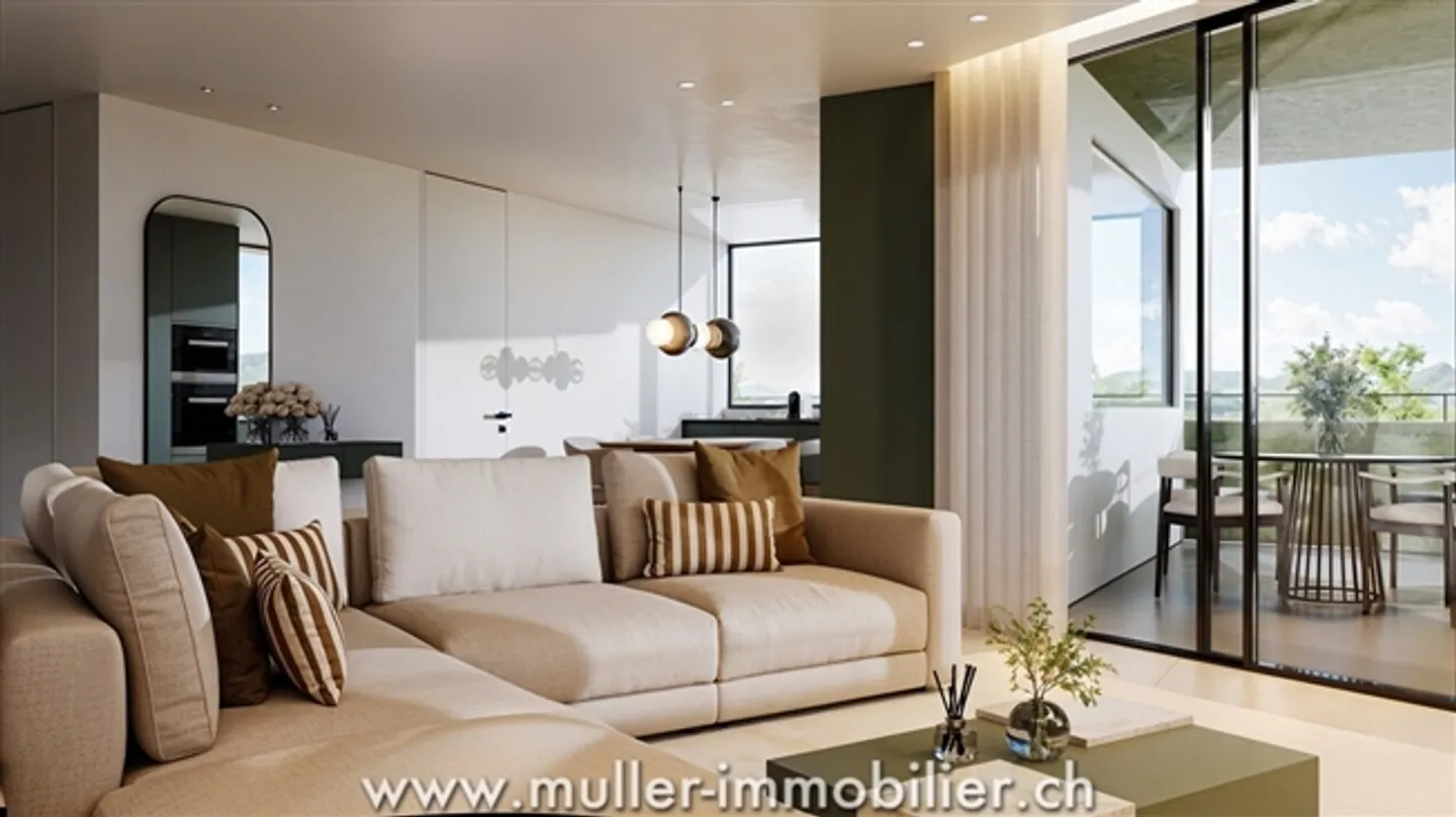 Apartments in Romont - View, Sun and Residential Setting - Photo 2 of 11