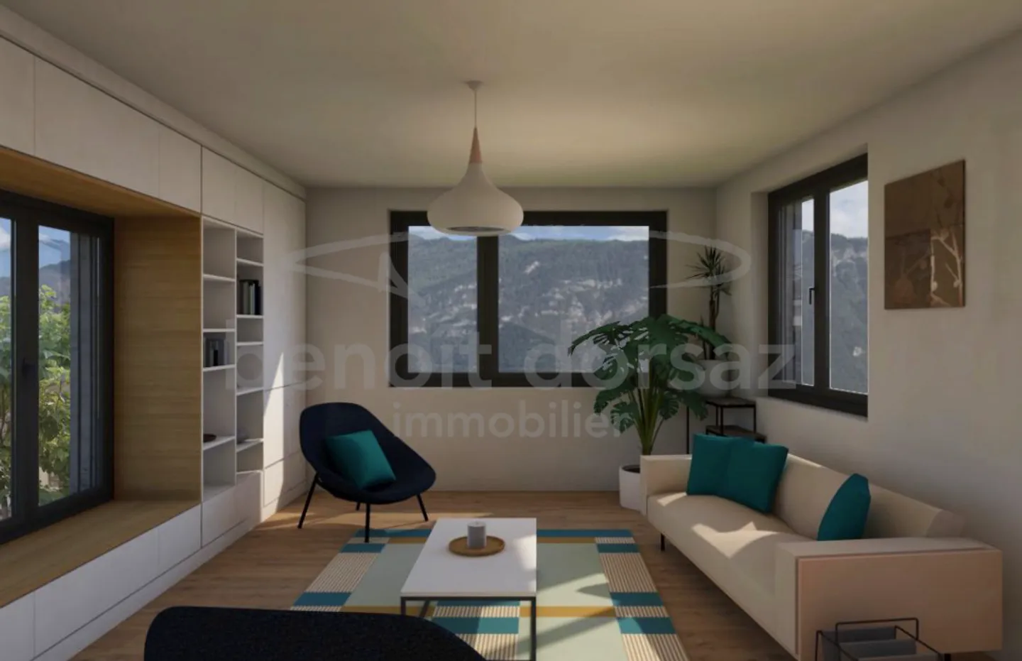 Une villa en bois contemporaine est en construction - Photo 3 sur 4