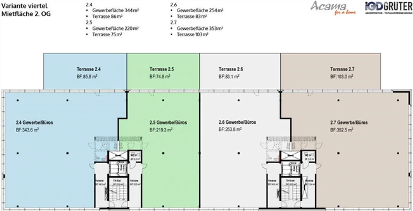220 m² di spazio commerciale con terrazza nel parco commerciale Reussegg Lucerna Nord - Foto 6 di 7