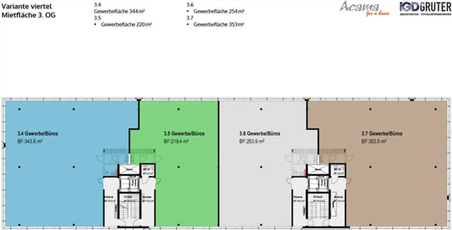 220 m² di spazio commerciale con terrazza nel parco commerciale Reussegg Lucerna Nord - Foto 7 di 7