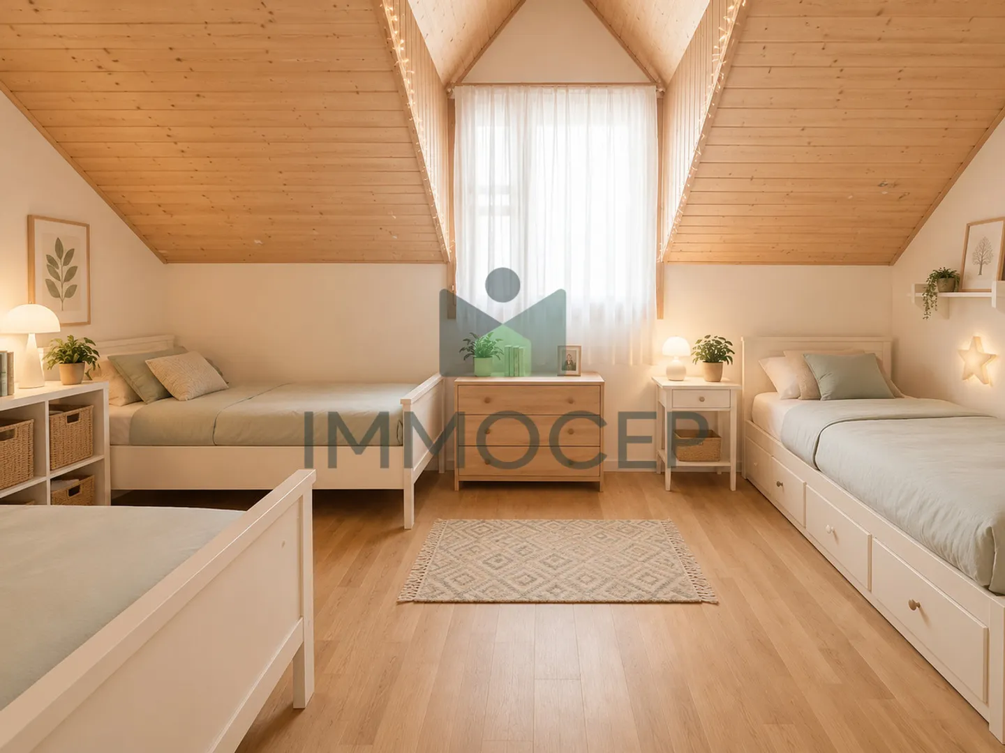 Charmante maison jumelée avec beau jardin et chambres spacieuses - Foto 5 di 11