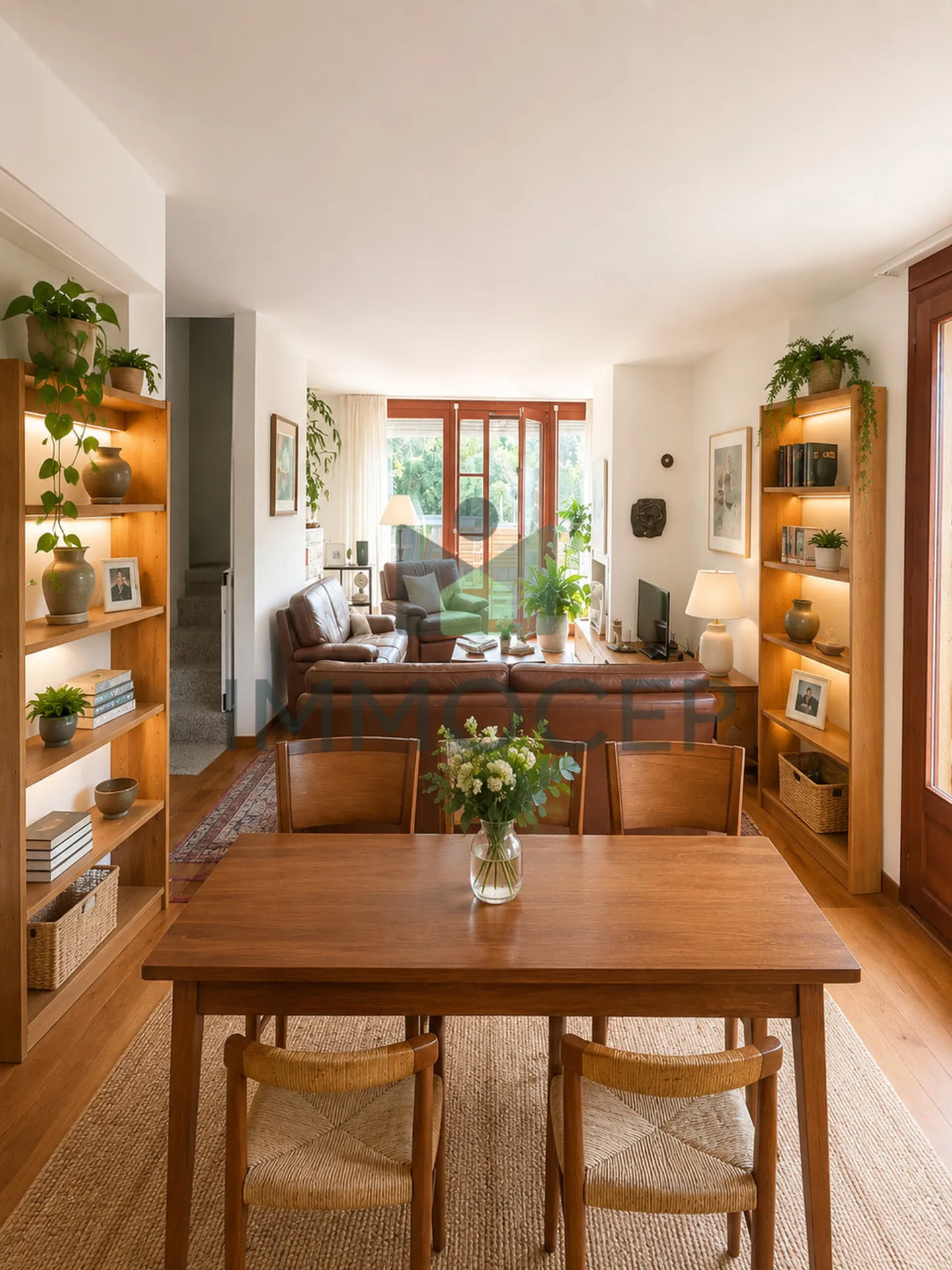 Charmante maison jumelée avec beau jardin et chambres spacieuses - Foto 8 di 11
