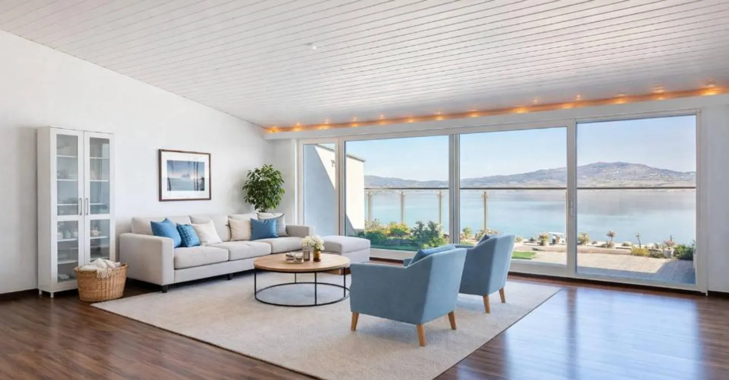 Penthouse lumineux avec vue sur le lac - Photo 2 sur 11