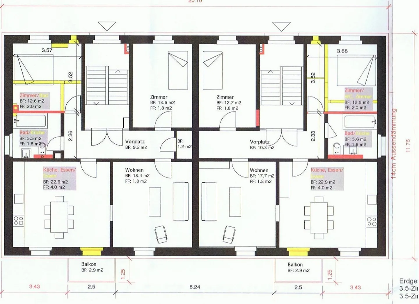 Attraktive 3 1/2-Zimmerwohnung im Othmar Quatier - Foto 7 von 7