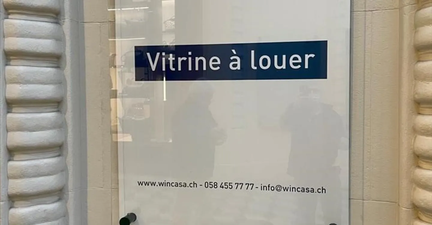 Vitrine à Louer à Lausanne - Photo 2 sur 2