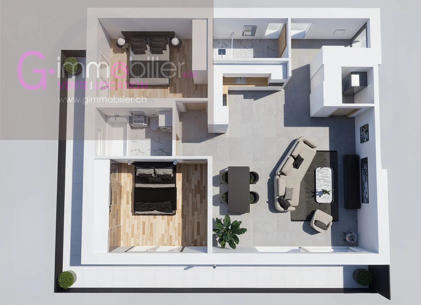 In vendita a Monthey, 3,5 locali di 104m2 al 1° piano - Foto 6 di 12