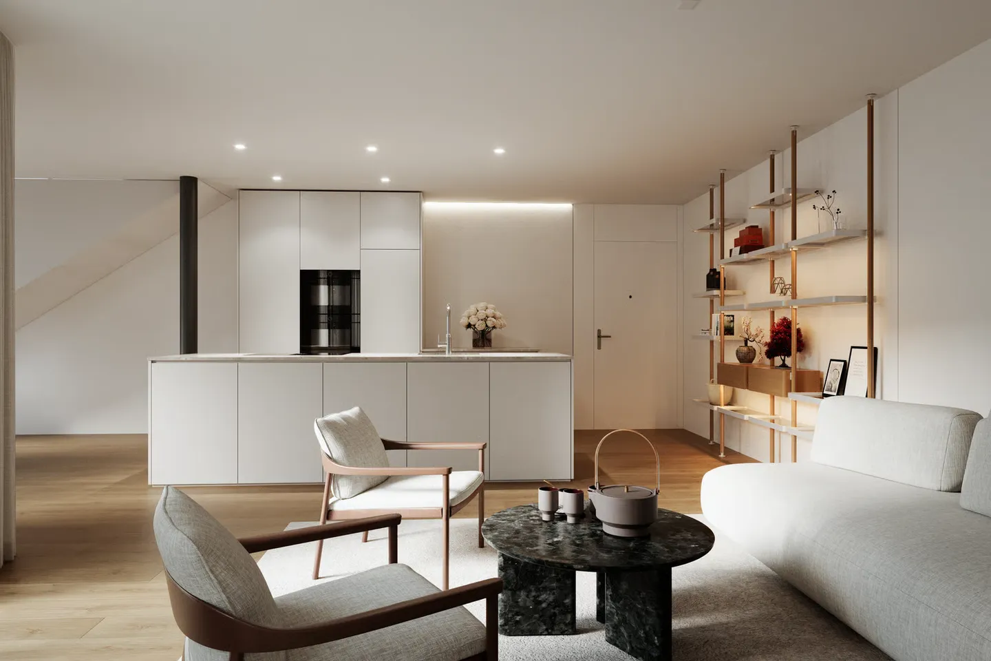 Nouveau projet de construction SATO : appartement en attique de 3,5 pièces - Photo 4 sur 8