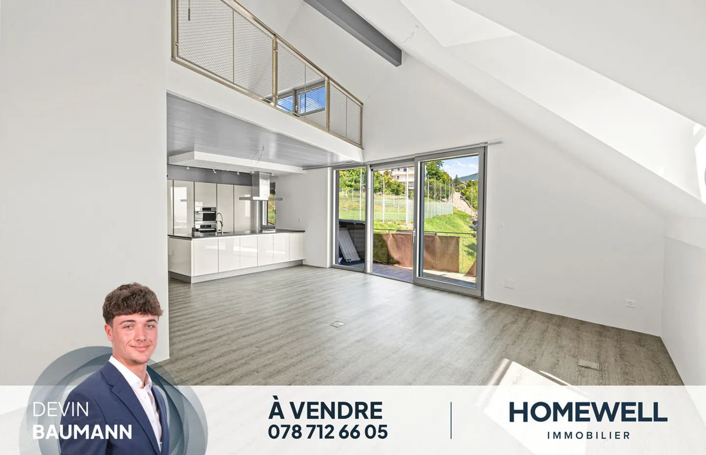 Appartement d'exception avec vue sur le lac Léman - Photo 1 sur 14