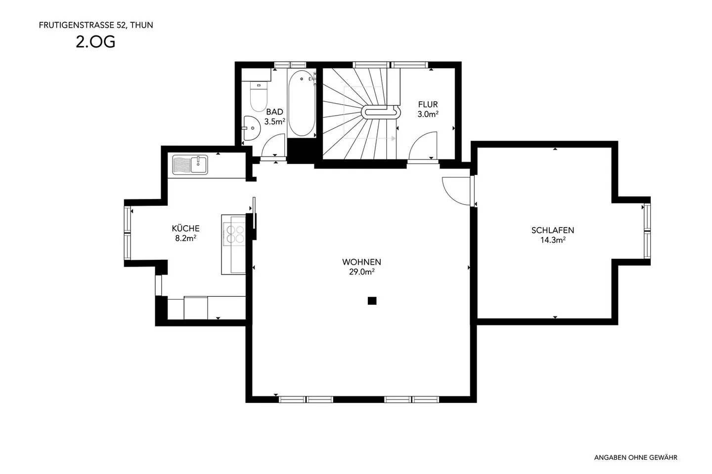 Edificio residenziale e commerciale ad alto rendimento a Thun - Posizione centrale con potenziale Airbnb - Foto 28 di 29