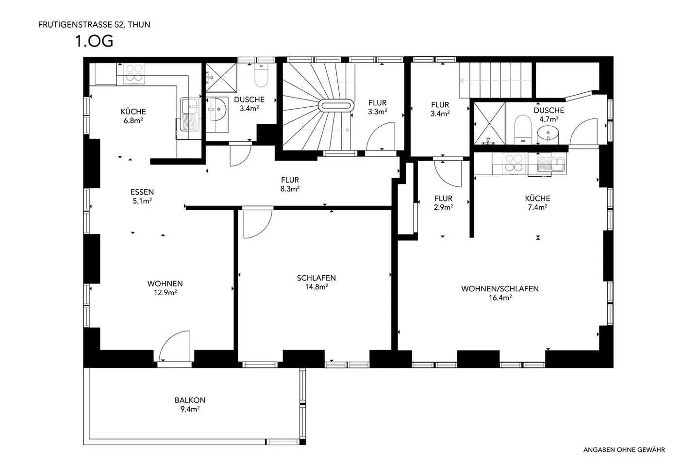 Edificio residenziale e commerciale ad alto rendimento a Thun - Posizione centrale con potenziale Airbnb - Foto 27 di 29