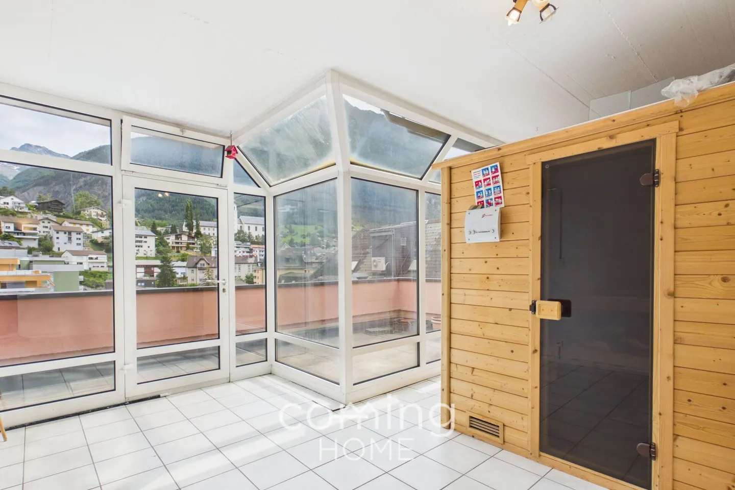 Living Above the Rooftops of Brig - 5.5-Room Penthouse with Panoramic Terrace & Sauna - Photo 6 of 11