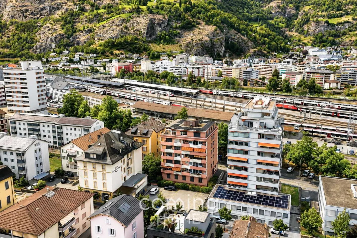 Living Above the Rooftops of Brig - 5.5-Room Penthouse with Panoramic Terrace & Sauna - Photo 10 of 11