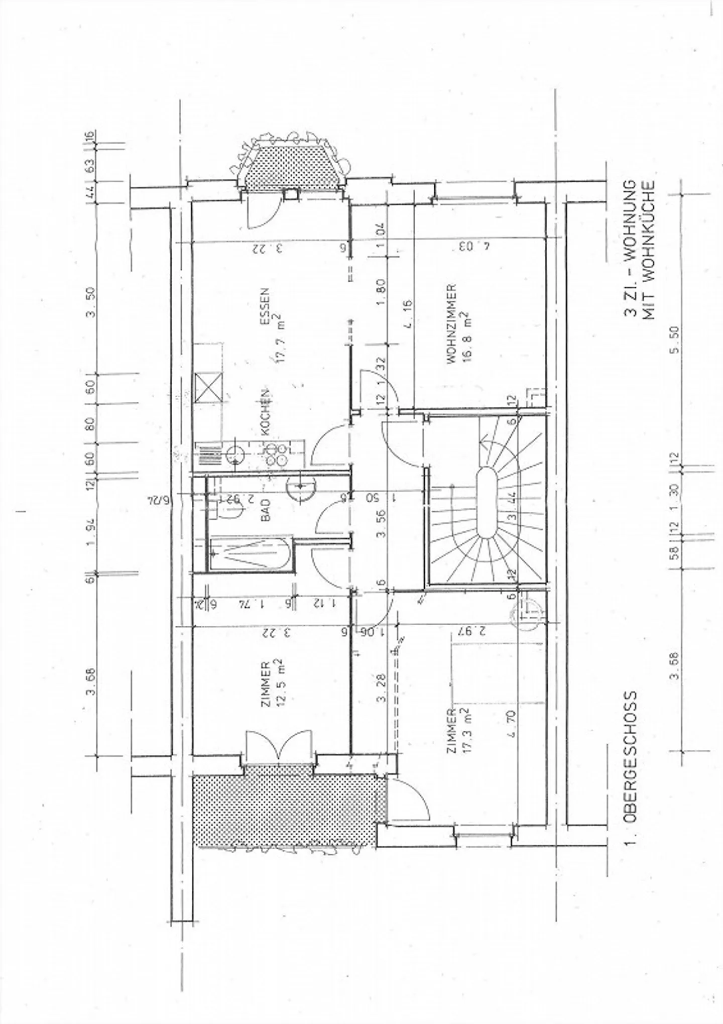 3.5-Room Old Building Apartment with 2 Balconies in Art Nouveau House - Photo 11 of 11