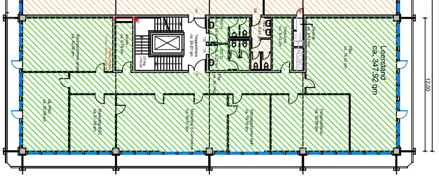 Klimatisierte Büros mit Weitsicht zu vermieten - Foto 11 von 11
