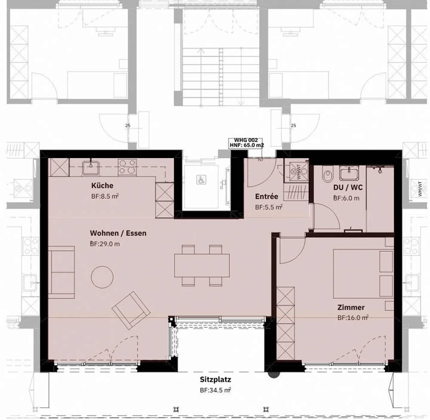 Bellissimo appartamento di 2,5 stanze a Rafz - Foto 8 di 8