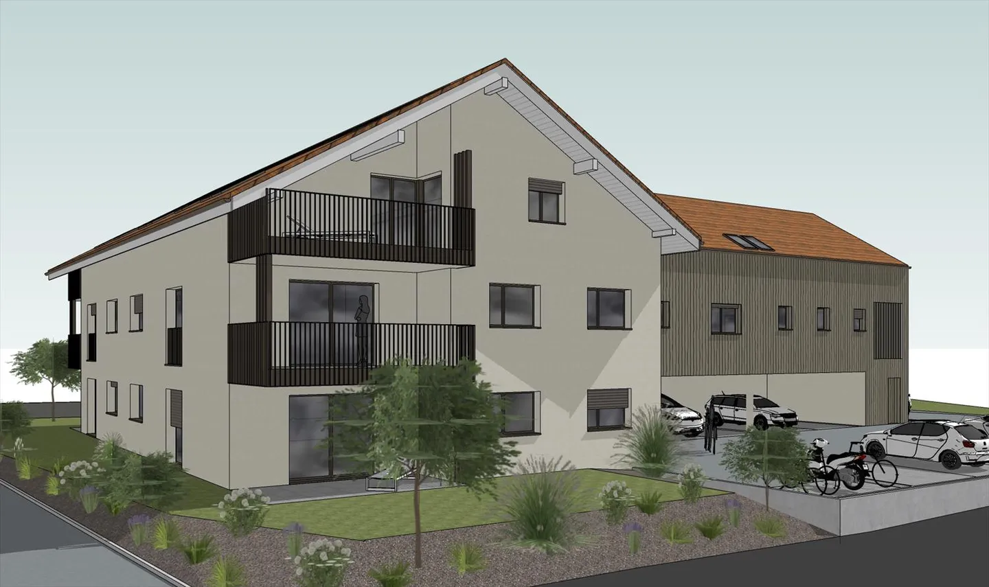 05757 - Appartamento 3½ stanze - RTE DELLEY 58 - ST-AUBIN DE - Foto 2 di 11