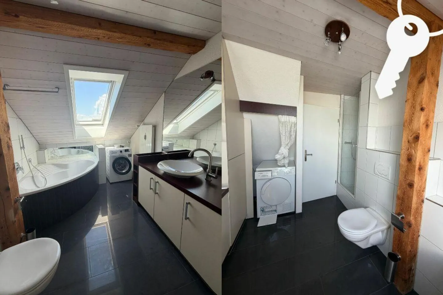 3.5-Room Attic Apartment in Solothurn - Photo 7 of 8