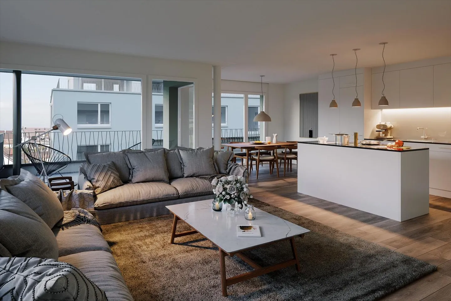 Lichtdurchflutete &  moderne Wohnung mit  Neubaustandart! - Foto 4 von 6