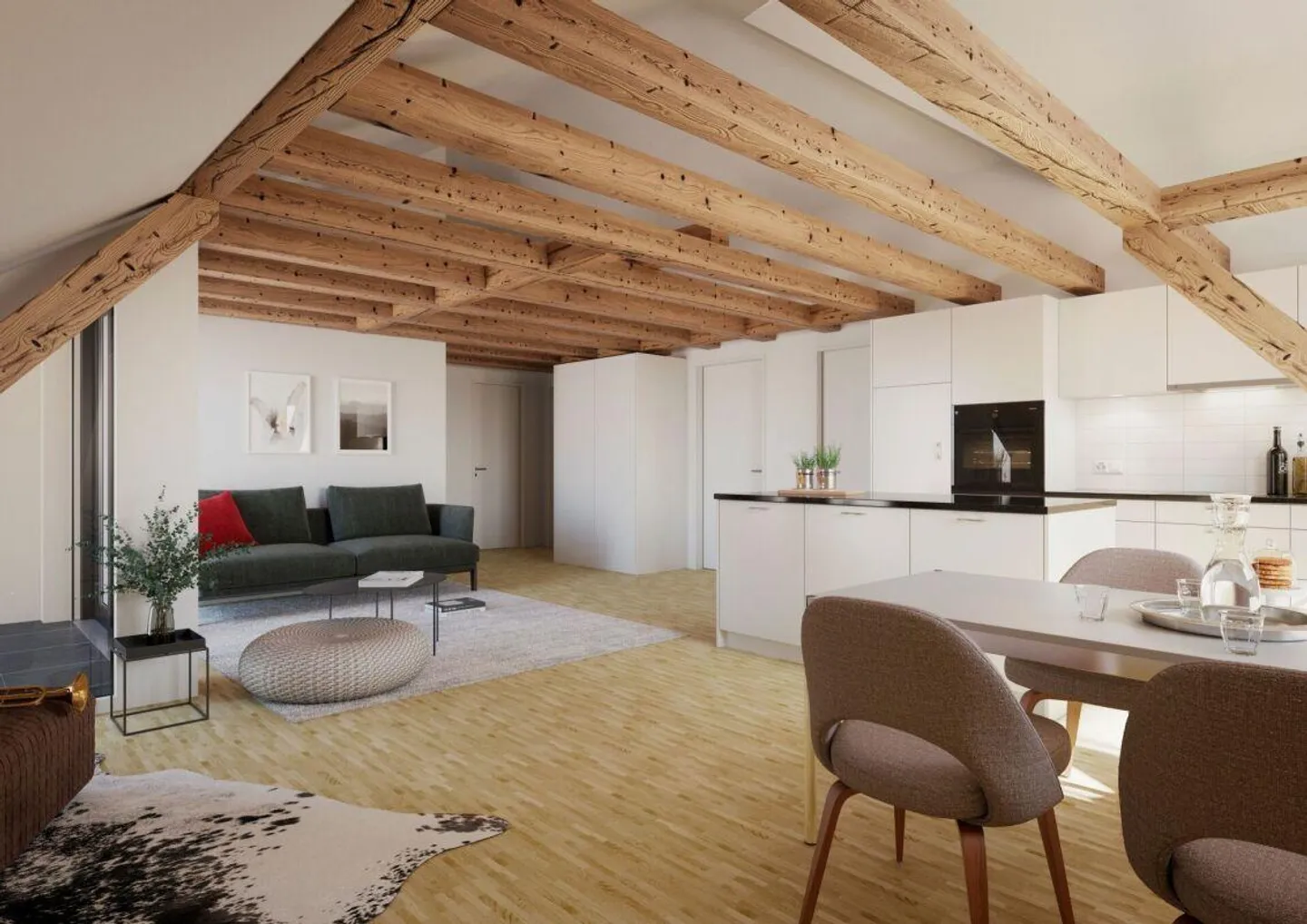 Appartement penthouse moderne avec loggia dans un emplacement central à Rapperswil - Photo 1 sur 4
