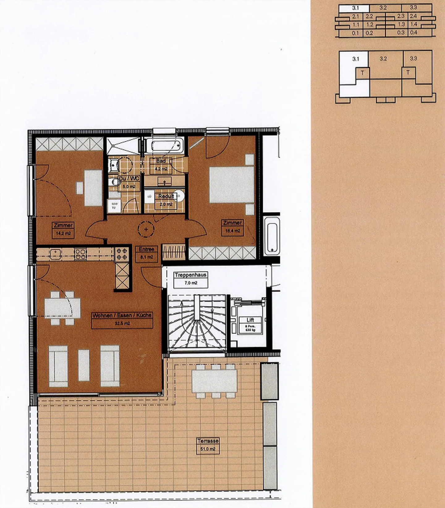 Sunny penthouse apartment with dream terrace - Photo 9 of 9