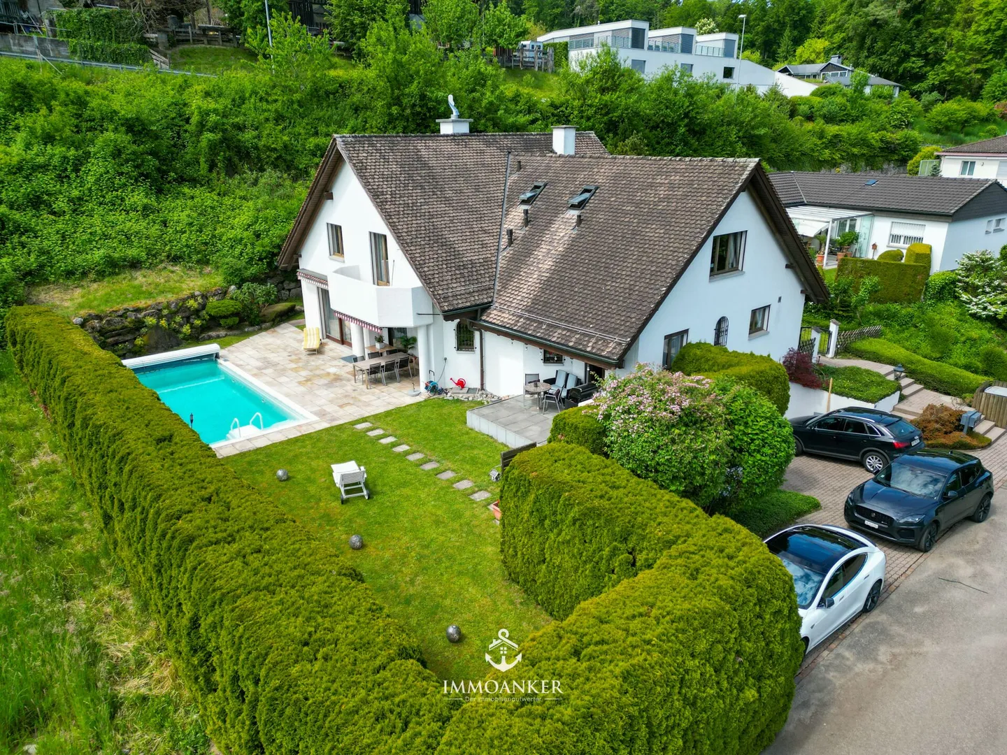 Villa avec piscine privée et appartement - Votre refuge à Fällanden - Photo 6 sur 13