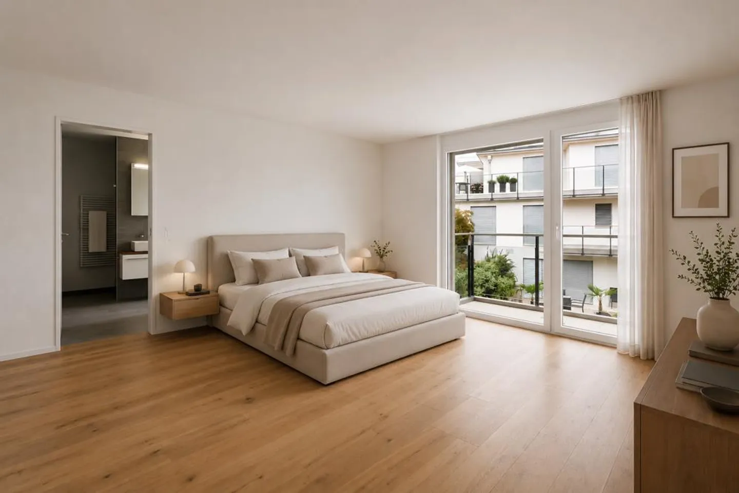 Geräumige Terrassenwohnung mit Aussicht - Foto 6 von 11