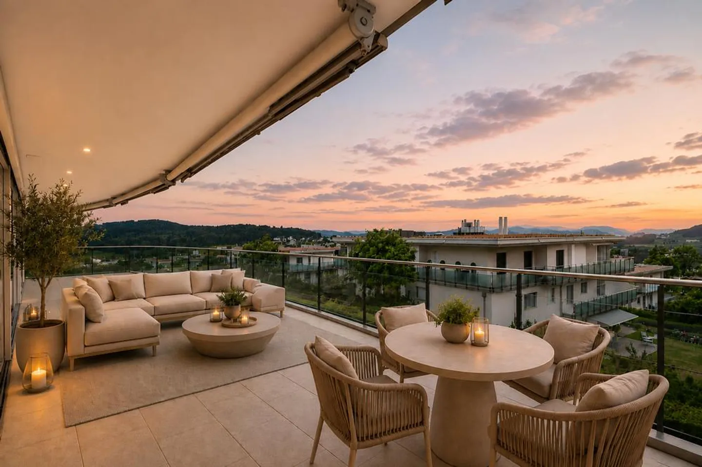 Geräumige Terrassenwohnung mit Aussicht - Foto 8 von 11