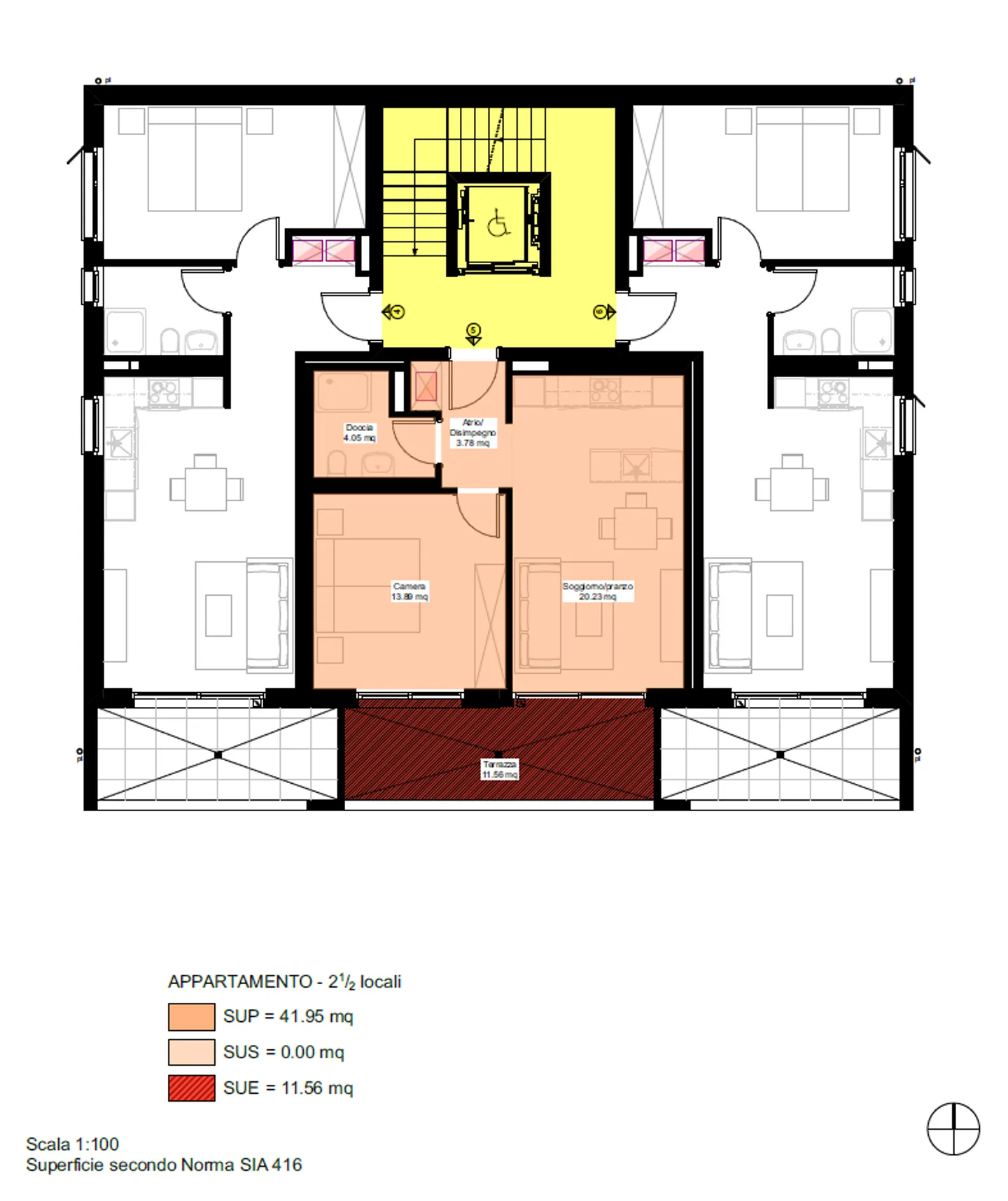 Modern 2.5-room apartments for rent in Cadenazzo - Photo 9 of 10