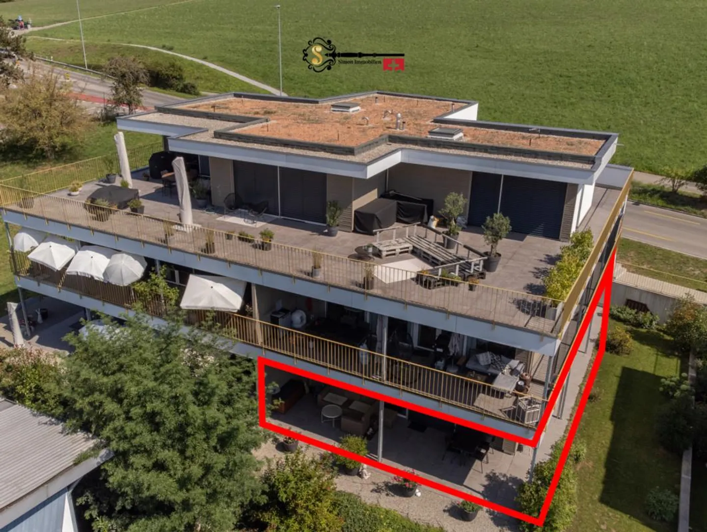Appartamento al piano terra 3,5 locali con vista sul Reno - Foto 14 di 15