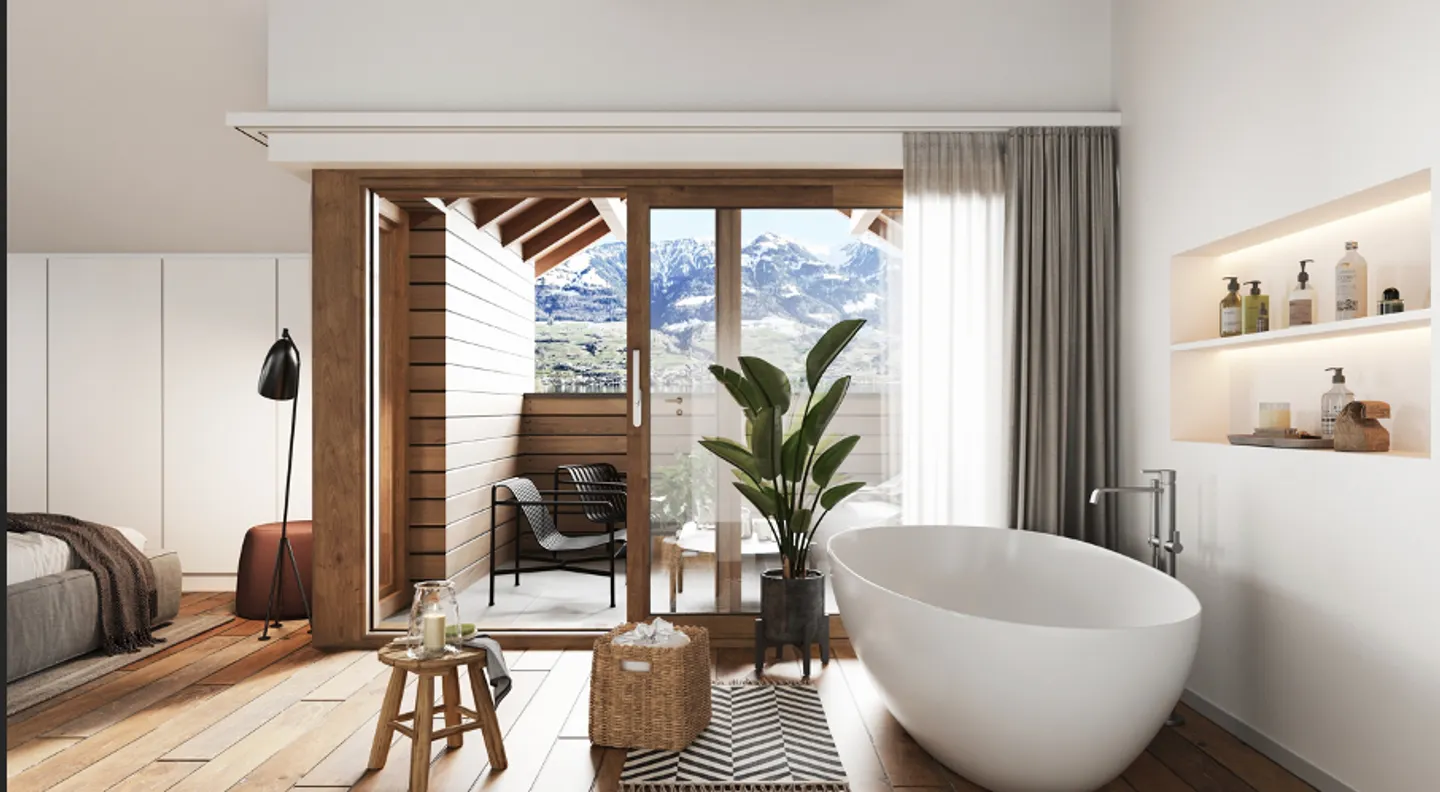 Moderner Duplex mit Seeblick - Foto 1 von 12