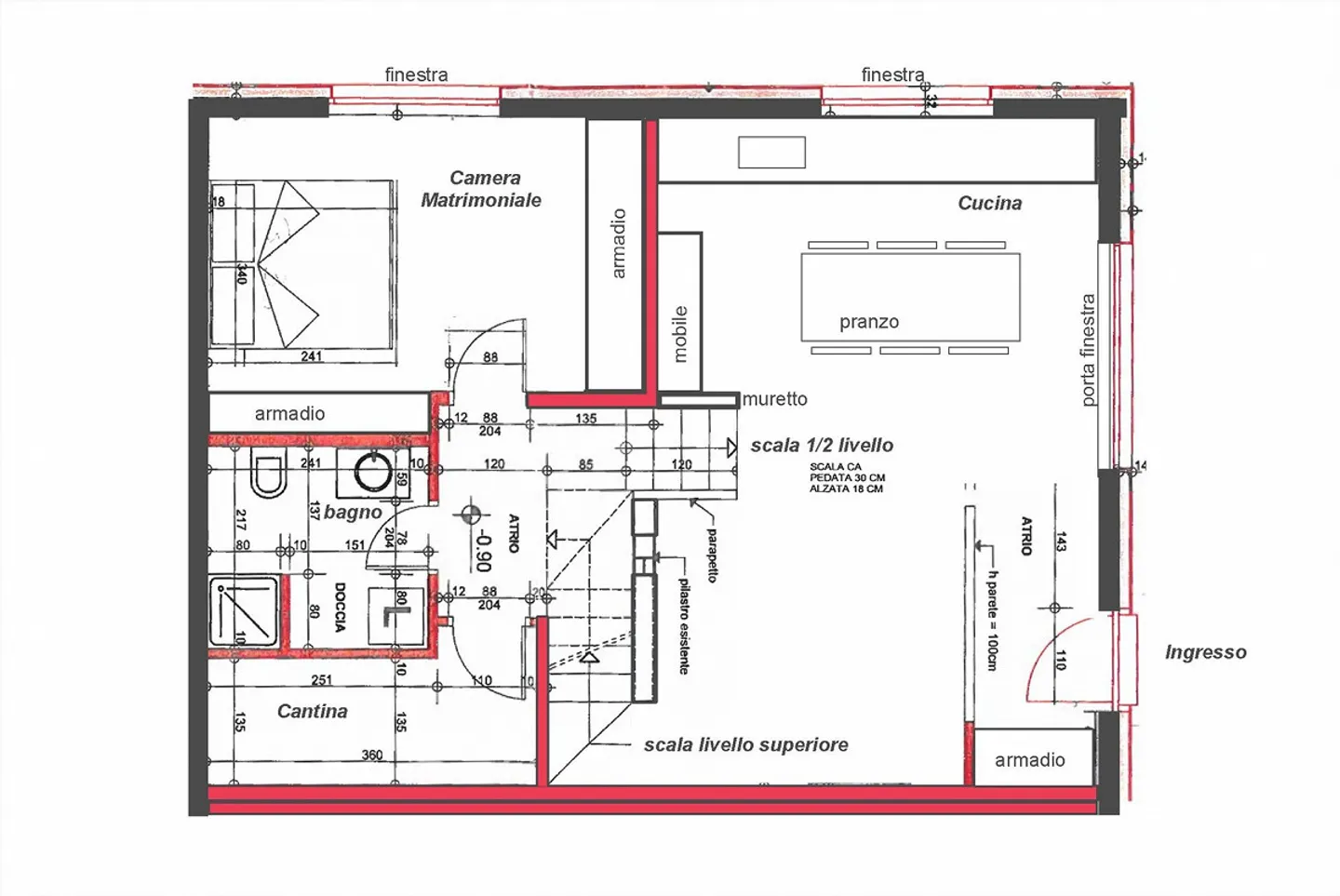 BRIGHT DUPLEX 4.5 ROOMS WITH LARGE OUTDOOR AREA IN MAGLIASO - Photo 10 of 11