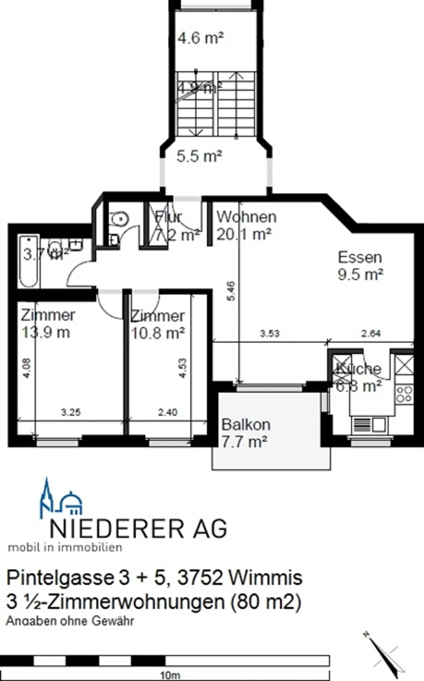 Appartement moderne 3.5 pièces au rez-de-chaussée de 72 m² avec espace jardin - Photo 10 sur 10