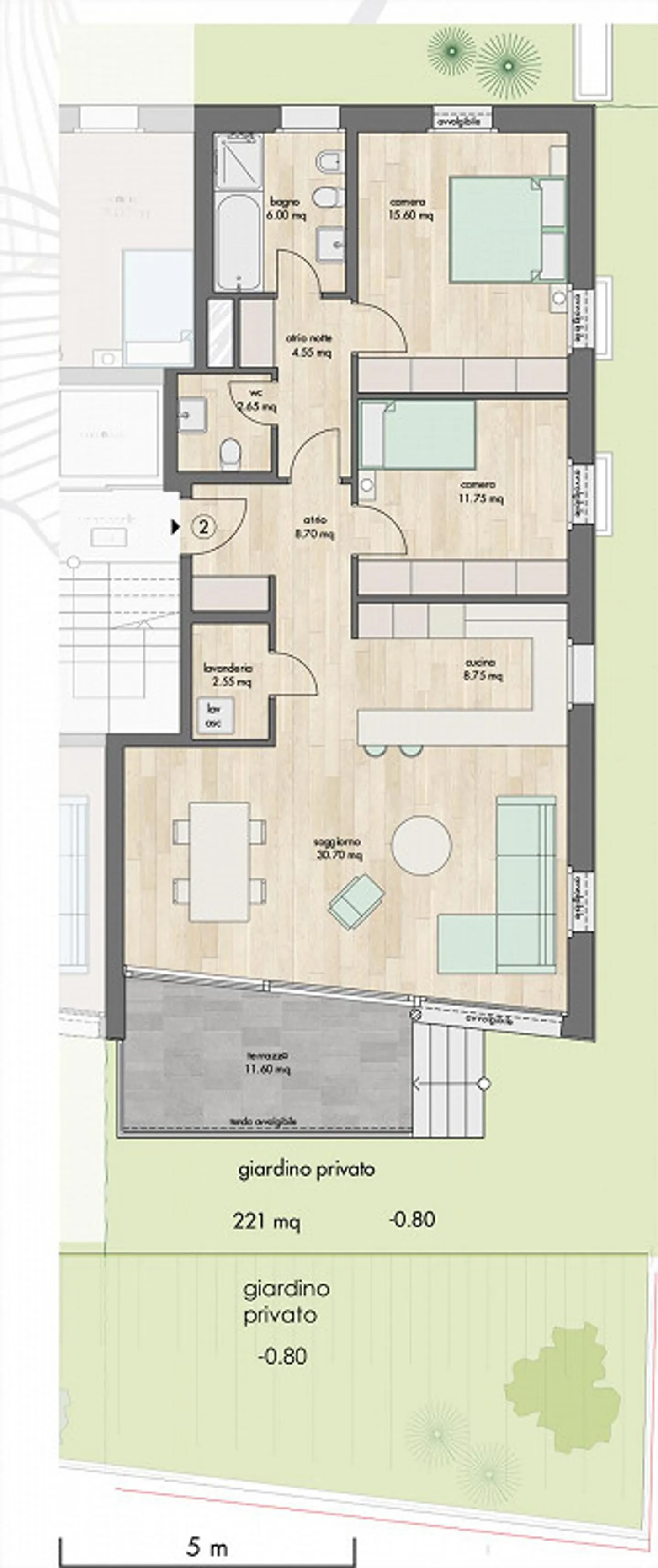 3,5 nouvelles chambres à 50 m du lac - Photo 7 sur 9