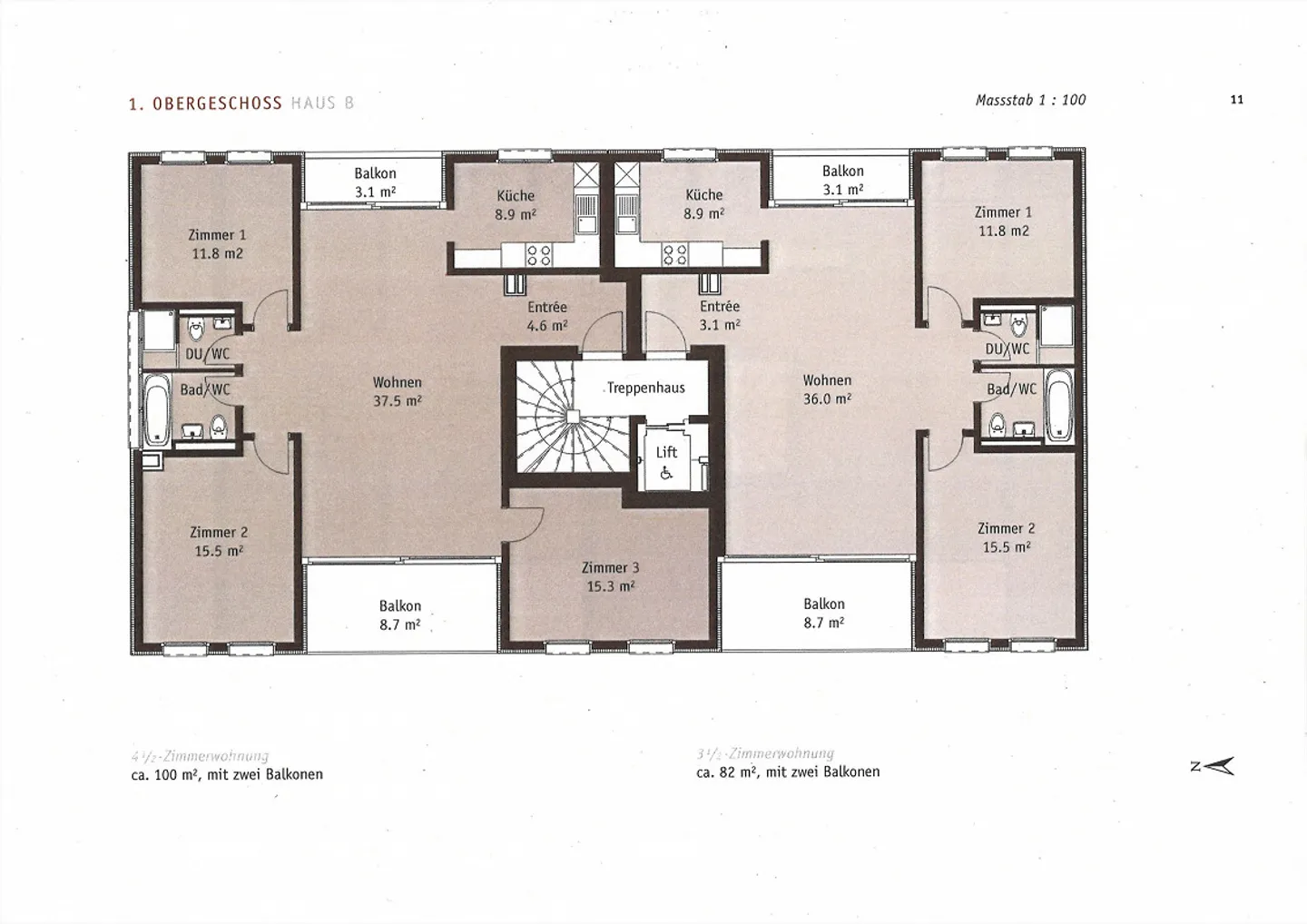 Bella, moderna appartamento di 3,5 locali, Neumattstr. 44, Bottmingen - Foto 9 di 9