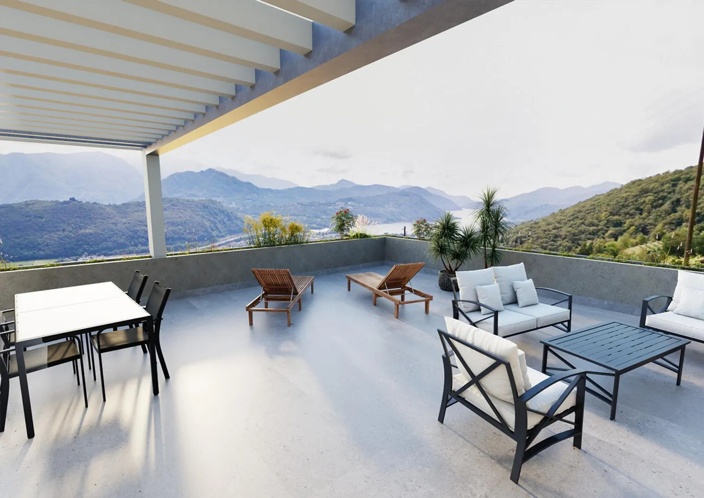 BAUBARES GRUNDSTÜCK R2 SEEBLICK MIT PROJEKT IN CADEMARIO - Foto 4 von 9