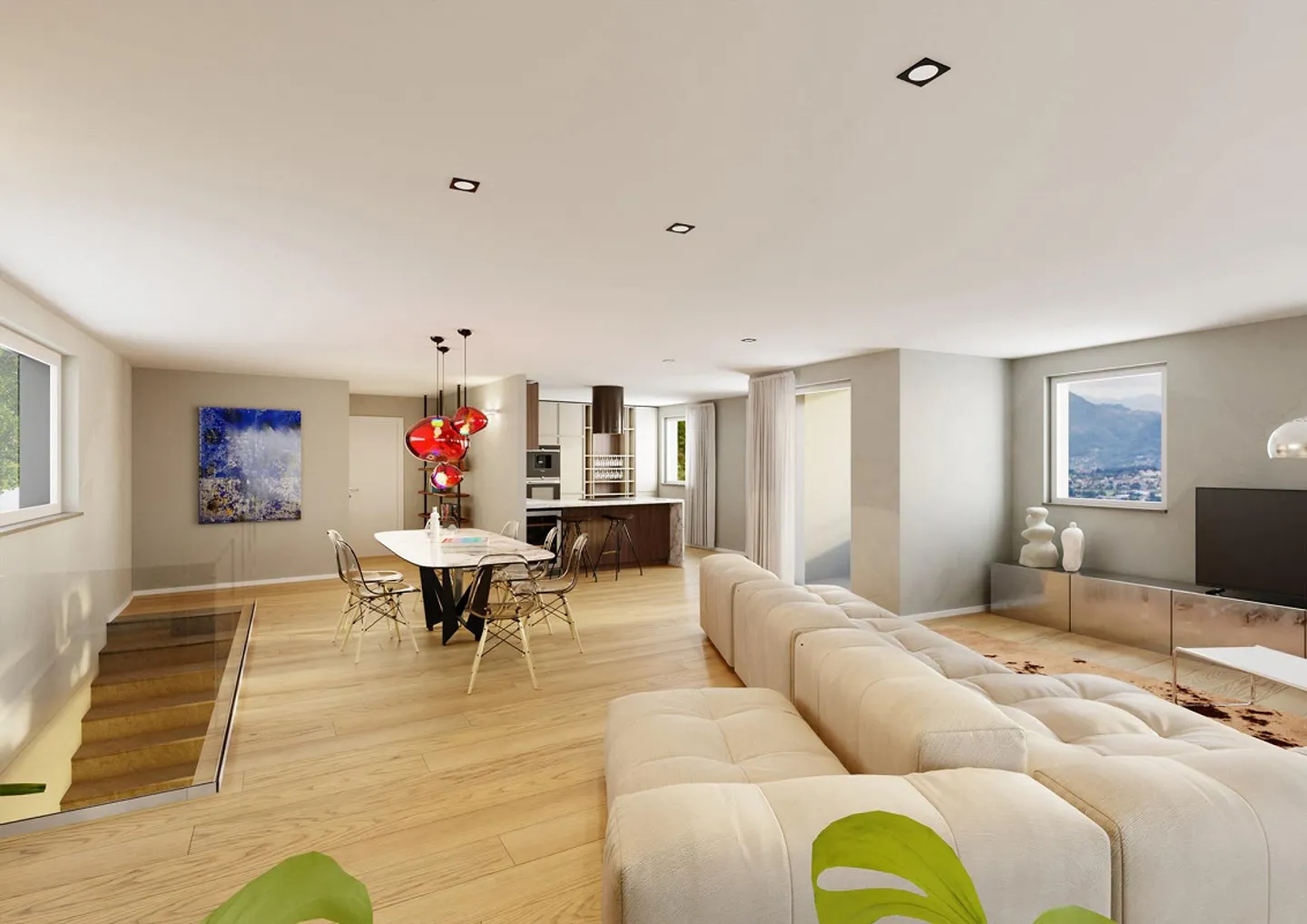 BAUBARES GRUNDSTÜCK R2 SEEBLICK MIT PROJEKT IN CADEMARIO - Foto 5 von 9