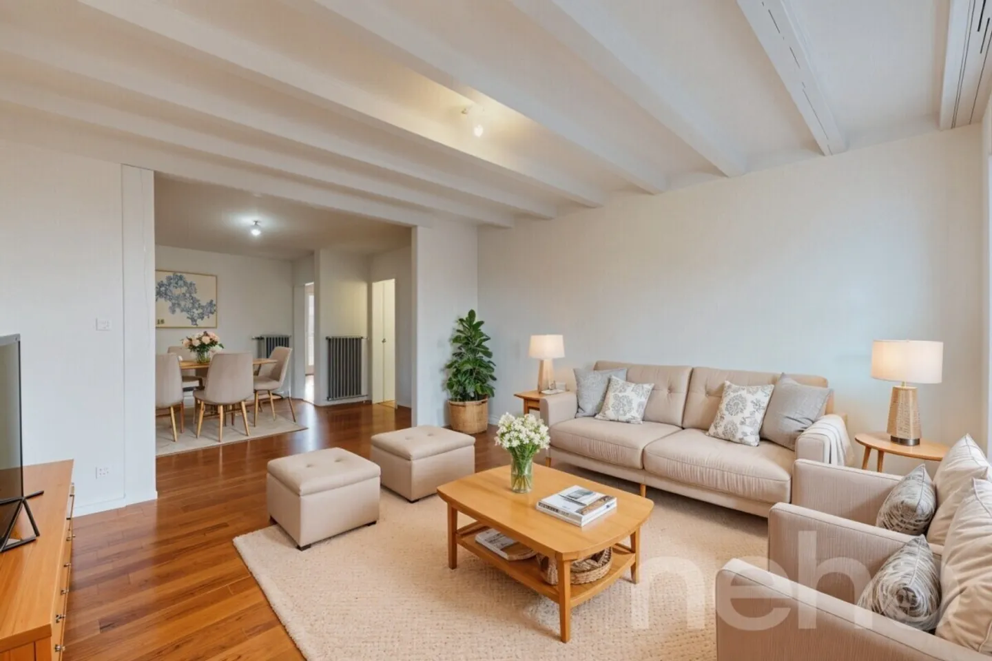 Großes Apartment in ruhiger Lage im Zentrum von Bussigny - Foto 3 von 13