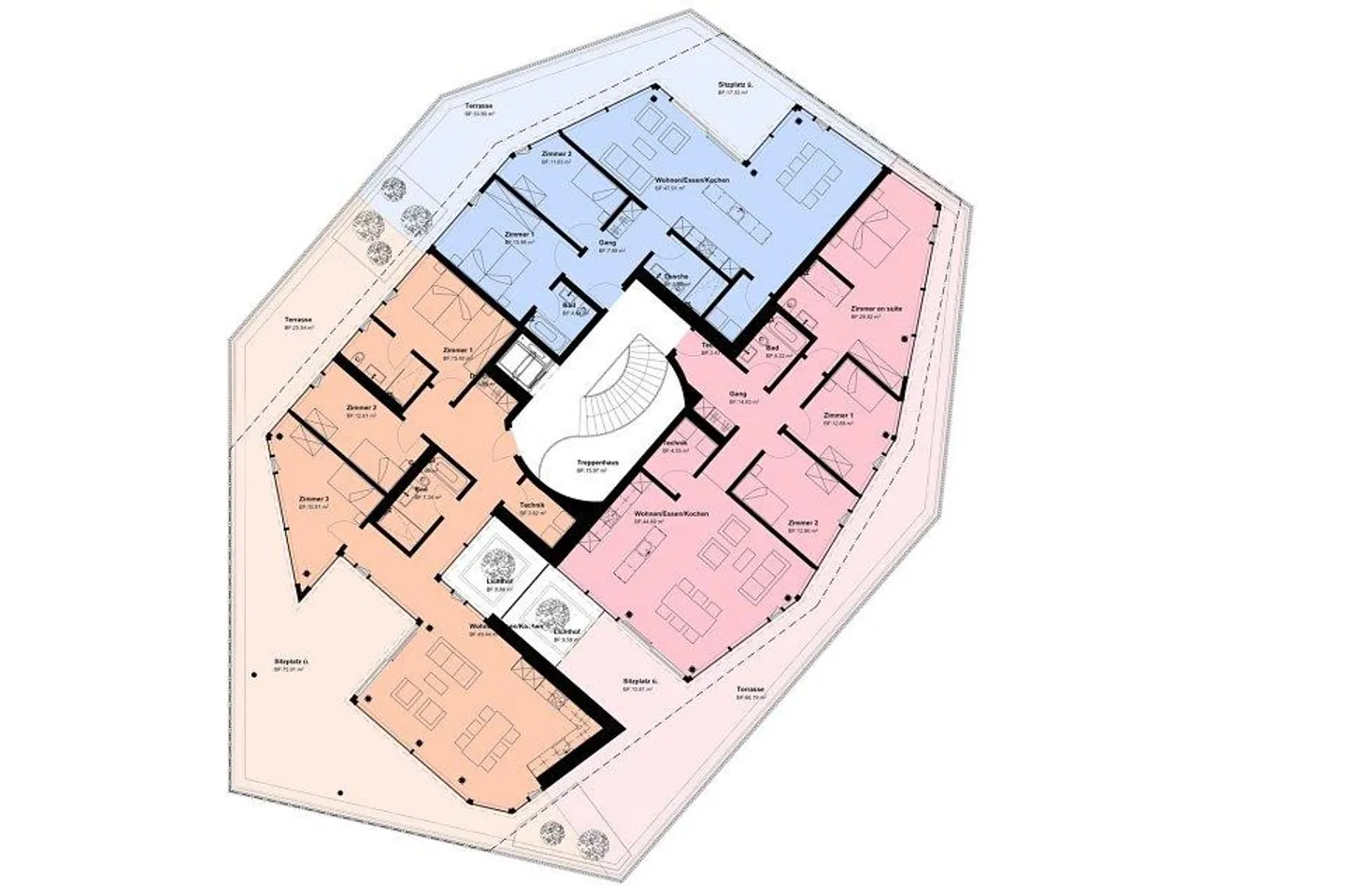 BLAIE: Für Architekturliebhaber - Attikawohnungen in Bahnhofsnähe (2. Etappe) - Foto 6 von 8